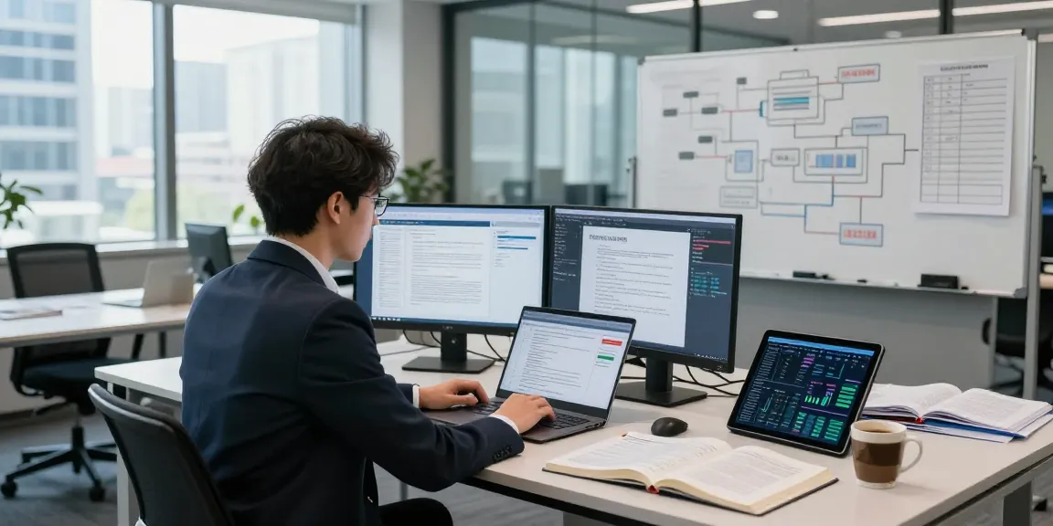 Professionals analyzing document fraud detection techniques in a modern corporate office environment